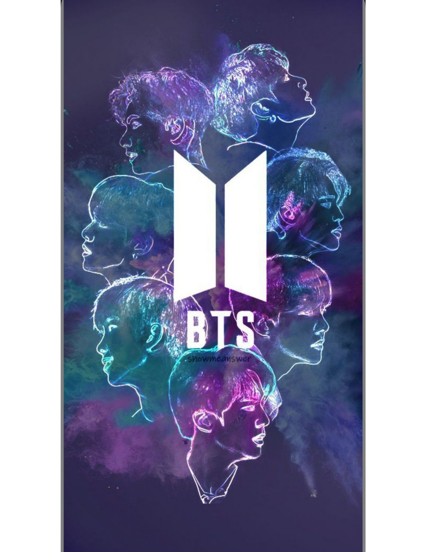 V 🫰 BTS Cover - Unruled Notebook