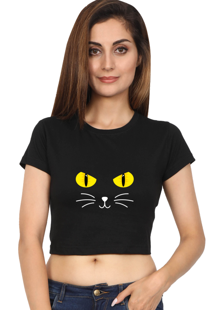 CUTE Kitty  Crop Tops