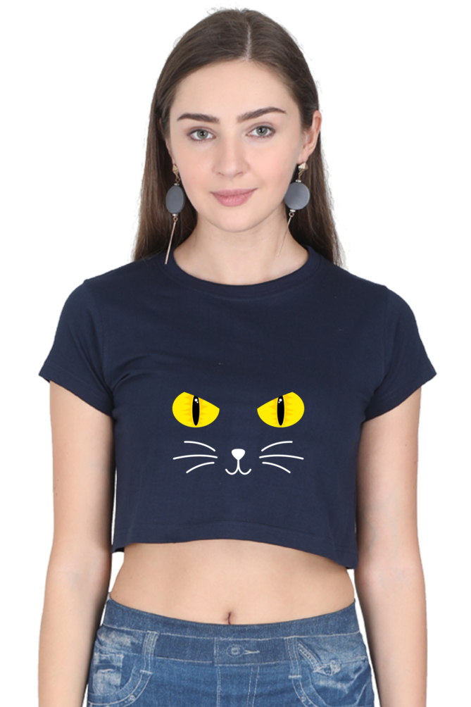 CUTE Kitty  Crop Tops