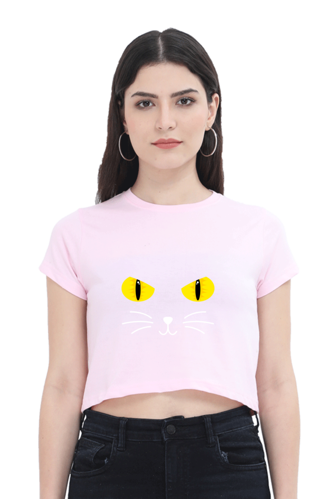 CUTE Kitty  Crop Tops