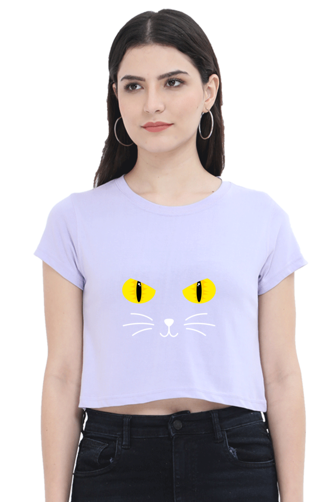 CUTE Kitty  Crop Tops