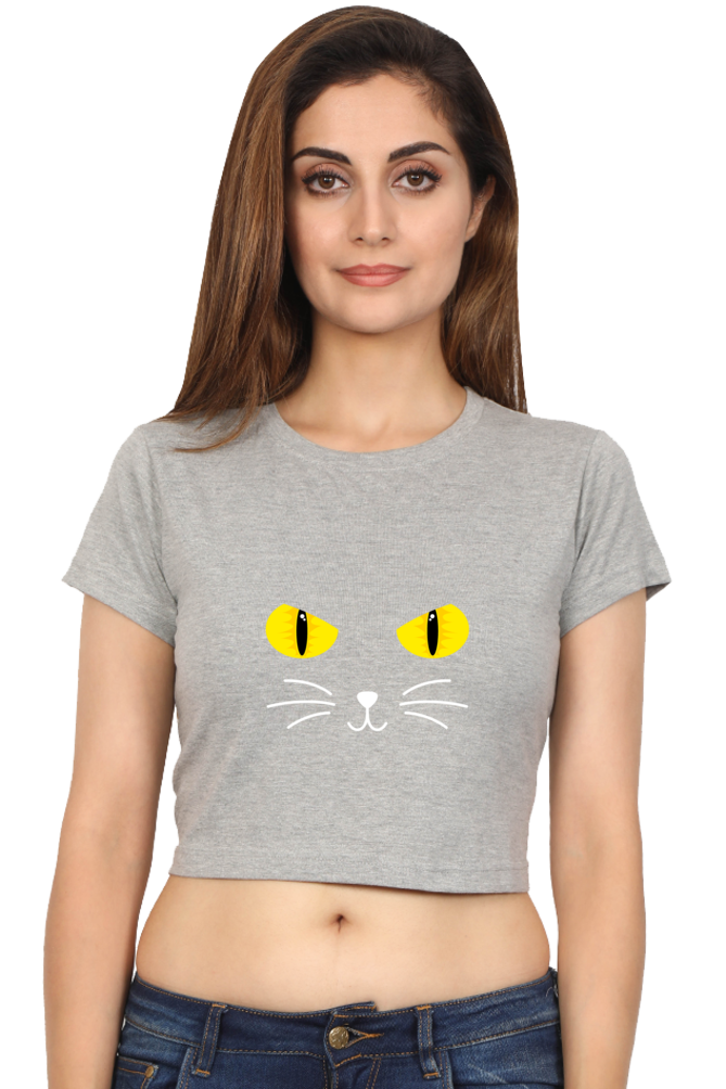 CUTE Kitty  Crop Tops