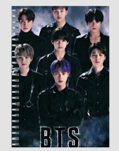 BTS 🫰 Cover - Unruled NoteBook